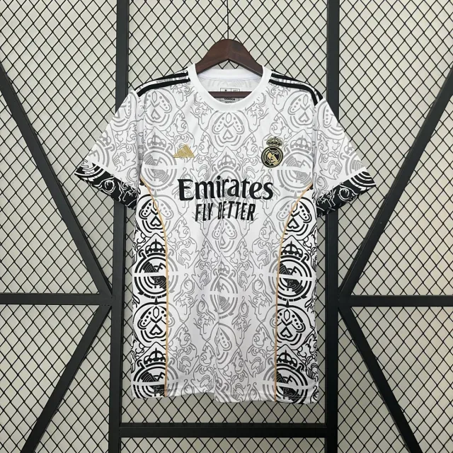 Adidas Champions League Real Madrid Jersey White/Black T-Shirt