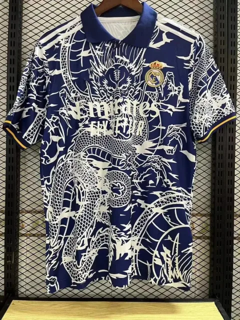Adidas Classic Football Real Madrid Blue Dragon Special Edition Jersey