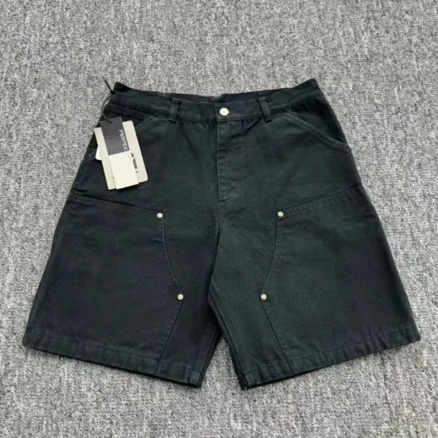 Black Utility Shorts