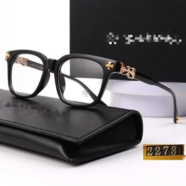 Chrome Hearts CH Cross Black/Gold Eyeglasses