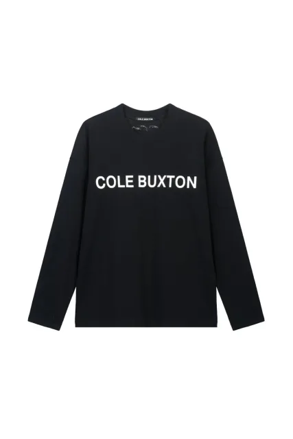 Cole Buxton Black Long Sleeve T-Shirt