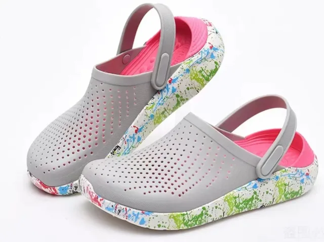Crocs Classic Clog Vibrant Splatter Pearl White Clog