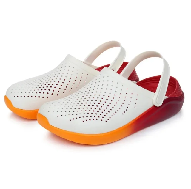 Crocs Classic Clog White/Orange Clog