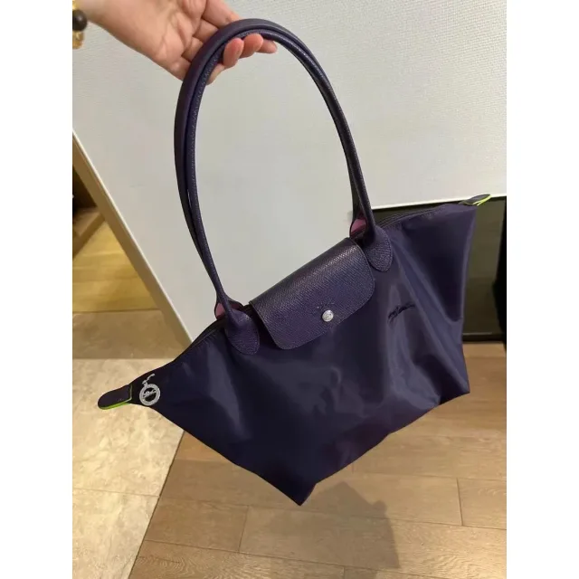 Longchamp Le Pliage Eco Berry Purple Tote Bag