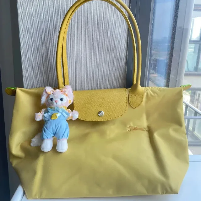 Longchamp Le Pliage Eco-Friendly Earth Yellow Tote Bag