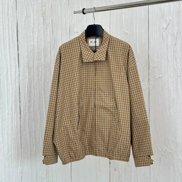 Miu Miu Checkered Oversized Jacket