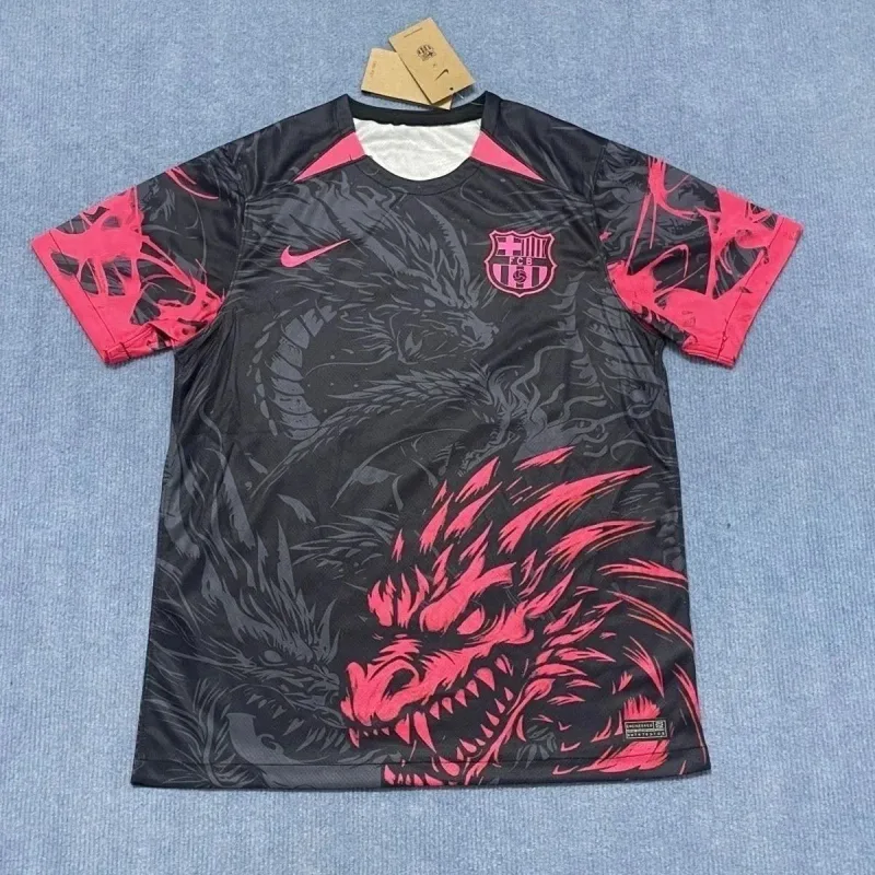 Nike 22 Black/Pink Dragon Soccer Jersey