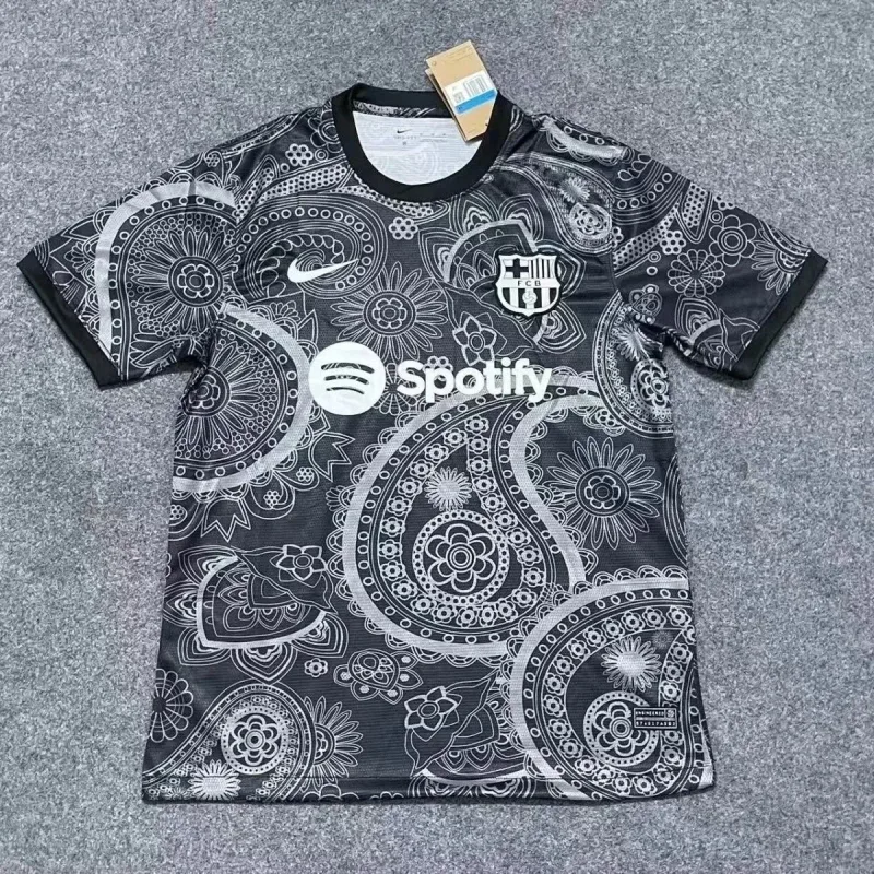 Nike FC Barcelona x Spotify Black/White Jersey featured in the Lovegobuy Jerseys Spreadsheet