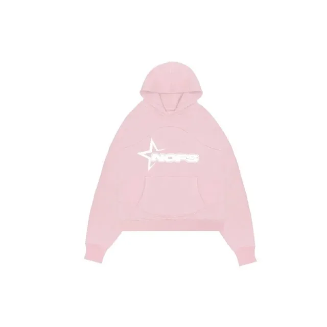 NOFS Oversized Pink Hoodie