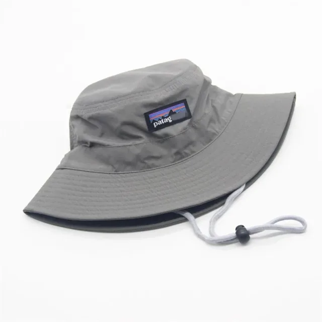 Patagonia P-6 Logo Grey Bucket Hat