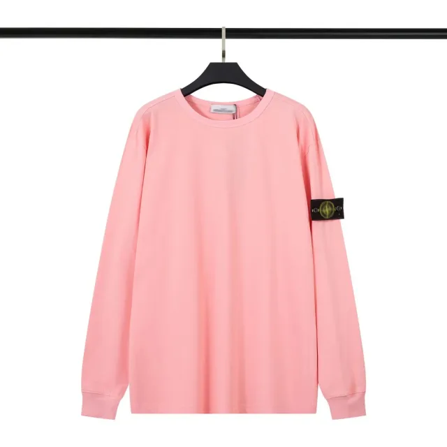 Stone Island Long Sleeve T-Shirt 638 Pink