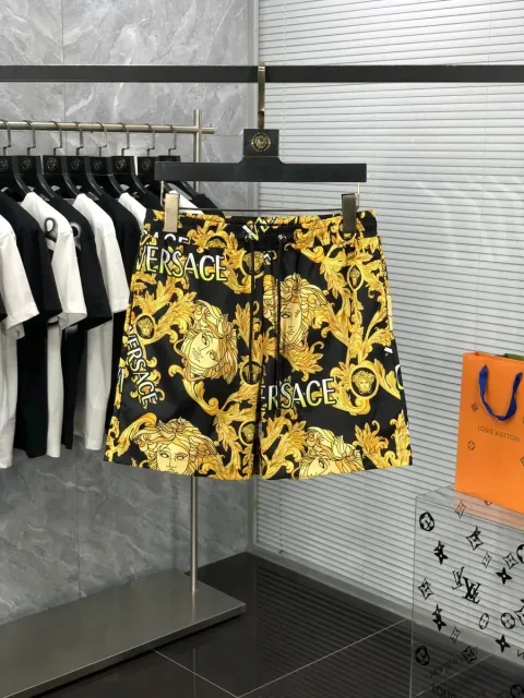 Versace Medusa Black/Gold Shorts