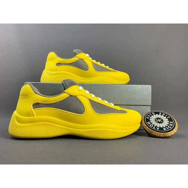 Yellow/Grey Chunky Sneakers